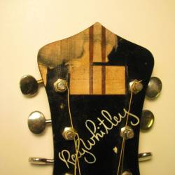 1939 Gibson Recording King Ray Whitley Headstock Before