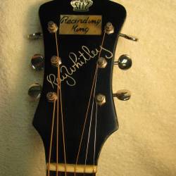 1939 Gibson Recording King Ray Whitley Headstock After